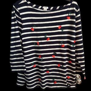 J Crew XL 3/4 sleeved tee